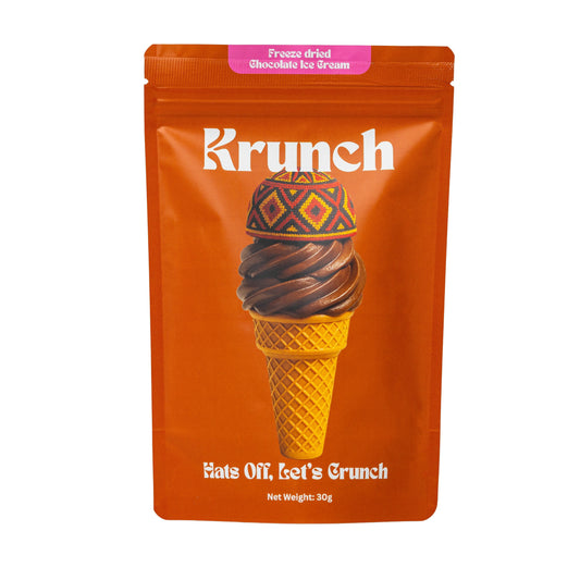 Freeze Dried Chocolate Ice Cream